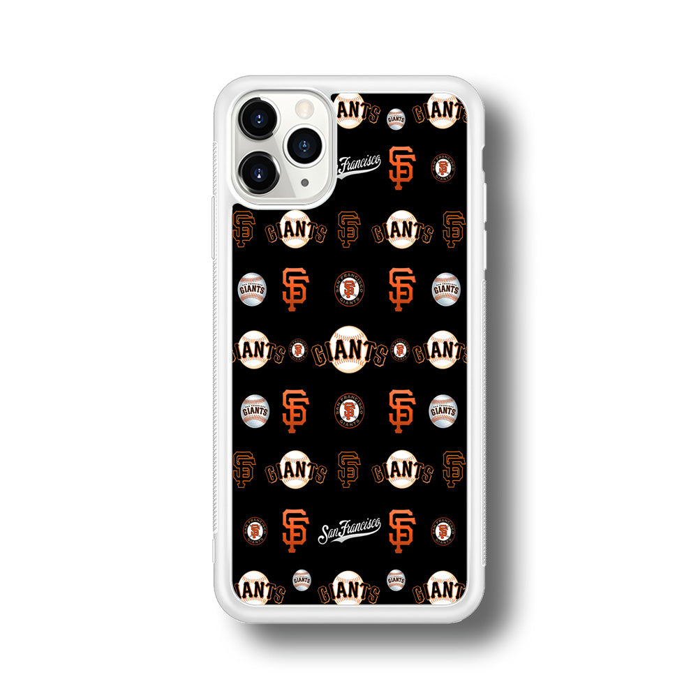 Baseball San Francisco Giants MLB 002 iPhone 11 Pro Case-Phone Case-Rubber White (2D Case)-Altracase
