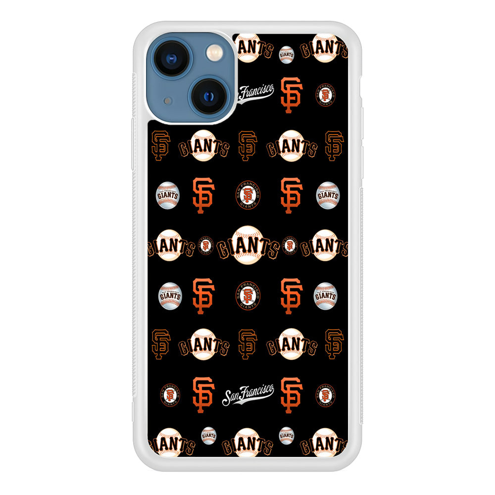 Baseball San Francisco Giants MLB 002 iPhone 15 Case-Phone Case-Rubber White (2D Case)-Altracase
