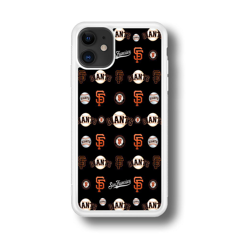 Baseball San Francisco Giants MLB 002 iPhone 11 Case-Phone Case-Rubber White (2D Case)-Altracase