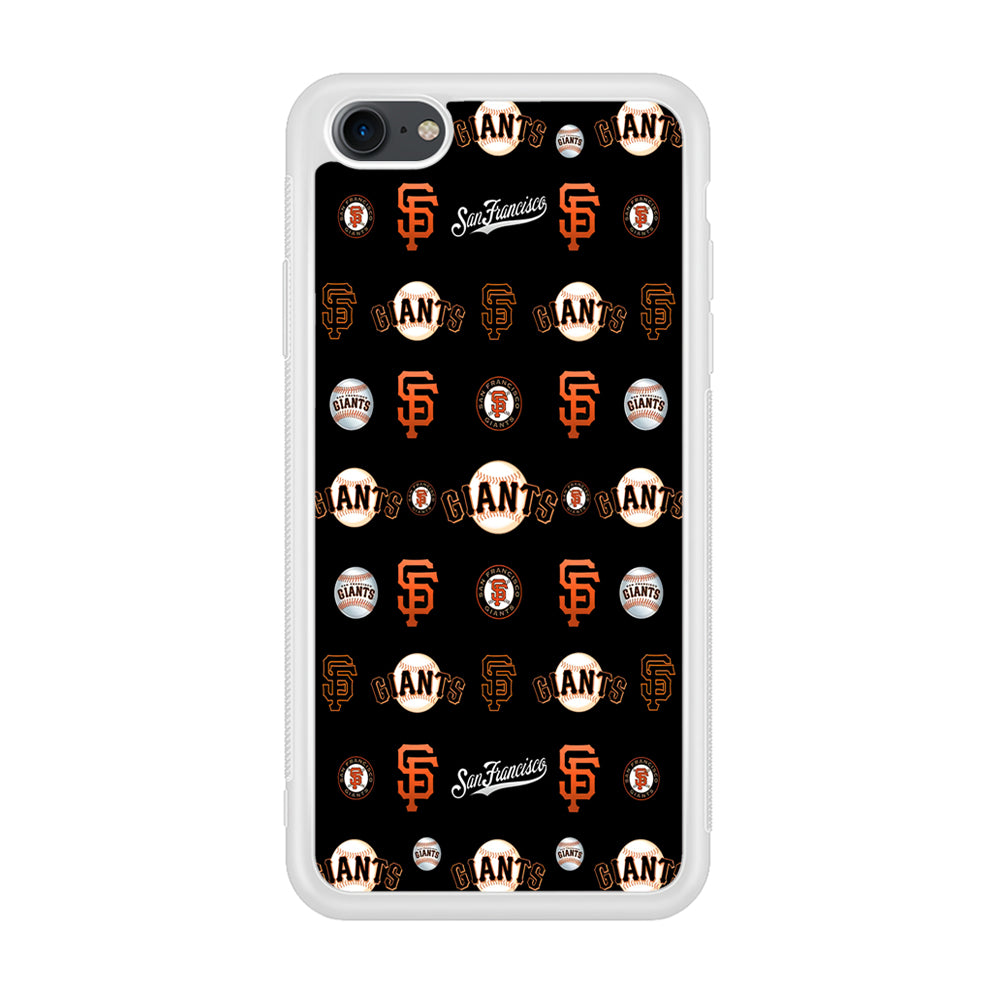 Baseball San Francisco Giants MLB 002 iPhone 7 Case-Phone Case-Rubber White (2D Case)-Altracase