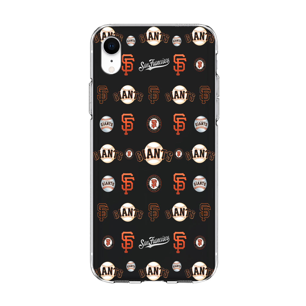 Baseball San Francisco Giants MLB 002 iPhone XR Case-Phone Case-Clear Soft Case-Altracase