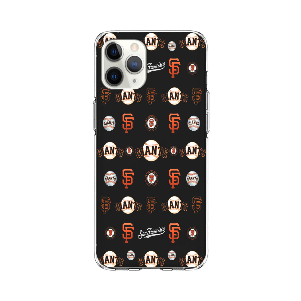 Baseball San Francisco Giants MLB 002 iPhone 11 Pro Max Case-Phone Case-Clear Soft Case-Altracase