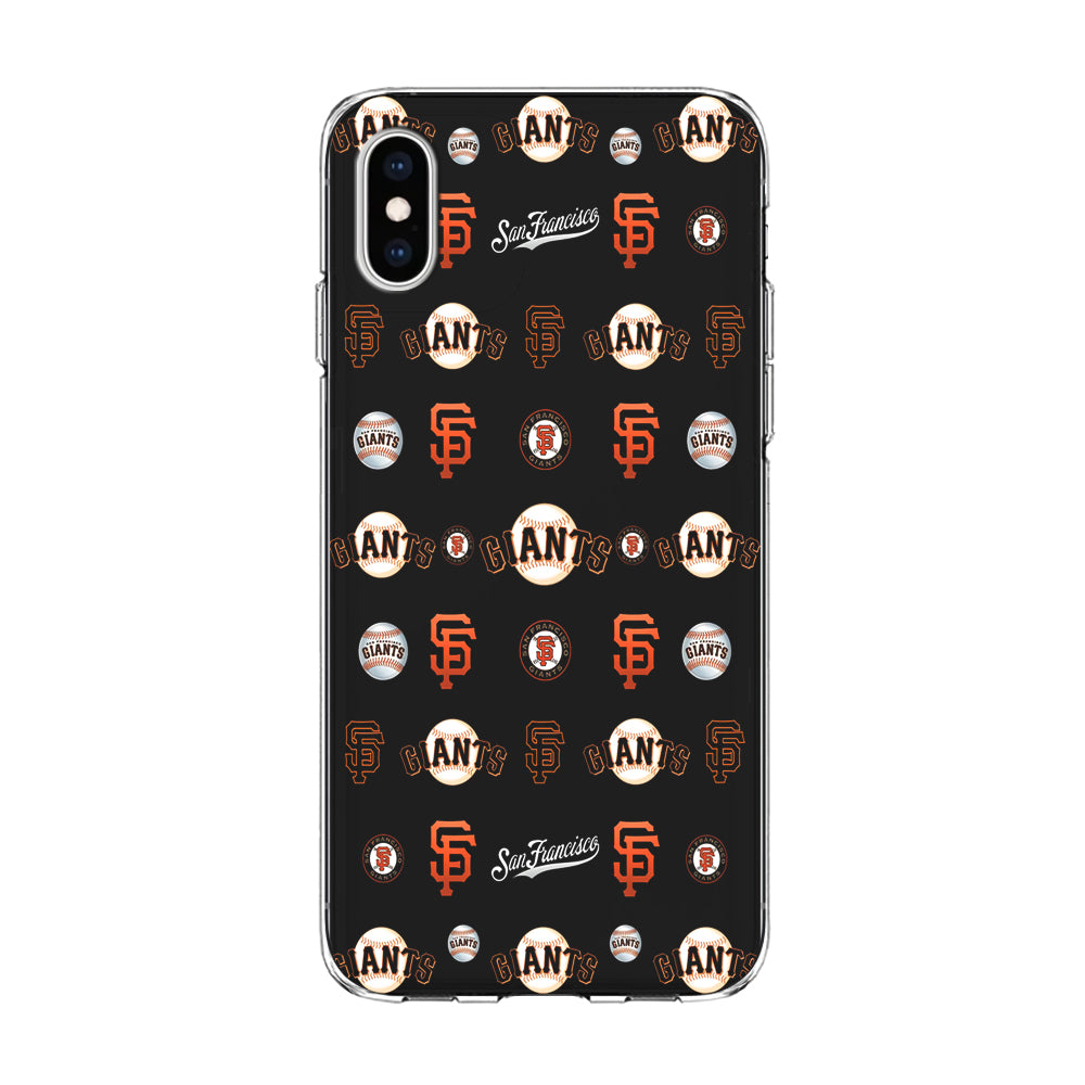 Baseball San Francisco Giants MLB 002 iPhone X Case-Phone Case-Clear Soft Case-Altracase