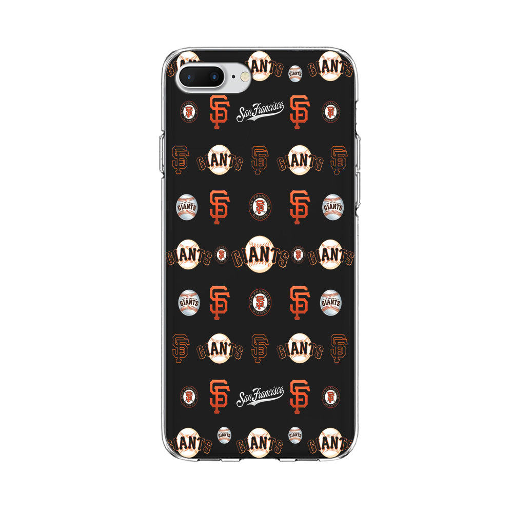 Baseball San Francisco Giants MLB 002 iPhone 8 Plus Case-Phone Case-Clear Soft Case-Altracase