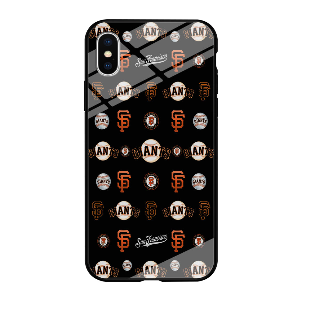 Baseball San Francisco Giants MLB 002 iPhone Xs Case-Phone Case-Tempered Glass Case-Altracase