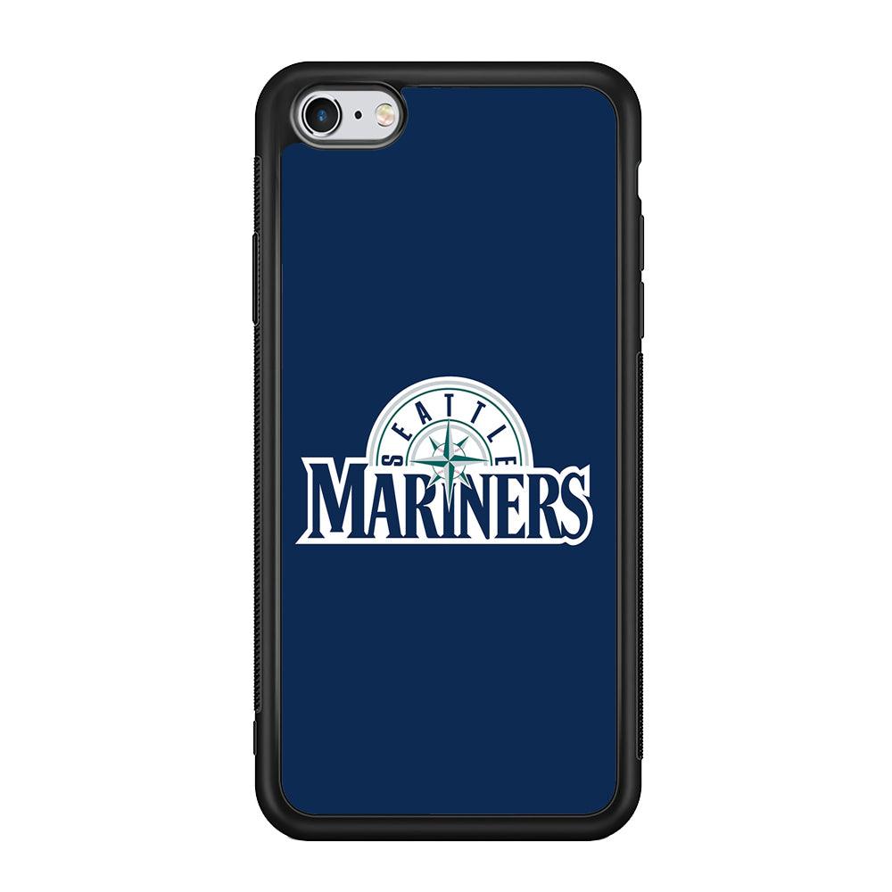 Baseball Seattle Mariners MLB 001 iPhone 6 | 6s Case-Phone Case-Rubber Black (2D Case)-Altracase