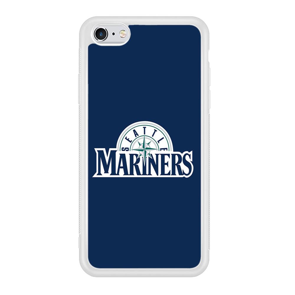 Baseball Seattle Mariners MLB 001 iPhone 6 | 6s Case-Phone Case-Rubber White (2D Case)-Altracase