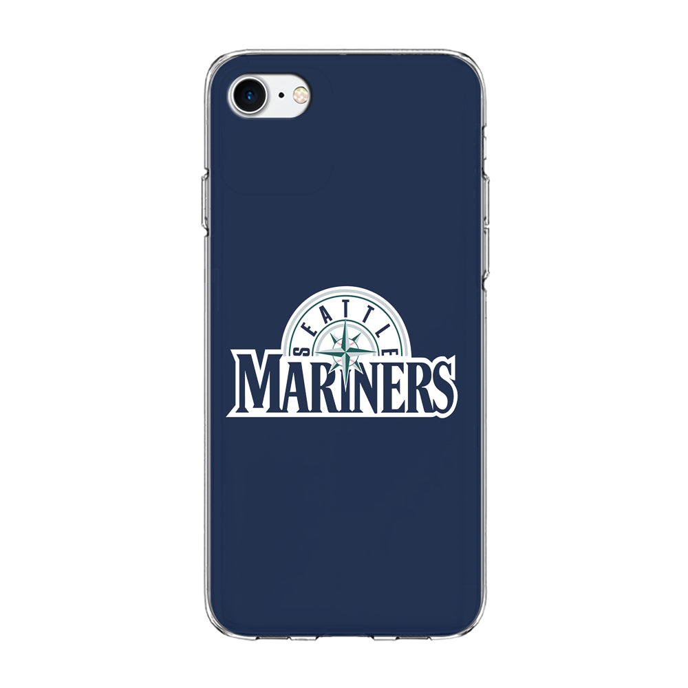 Baseball Seattle Mariners MLB 001 iPhone SE 3 2022 Case-Phone Case-Clear Soft Case-Altracase