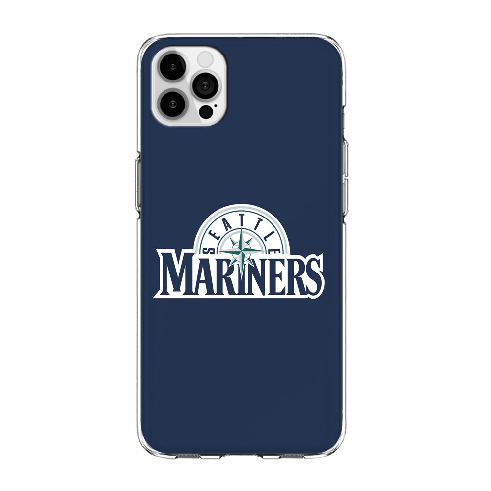 Baseball Seattle Mariners MLB 001 iPhone 15 Pro Max Case-Phone Case-Clear Soft Case-Altracase