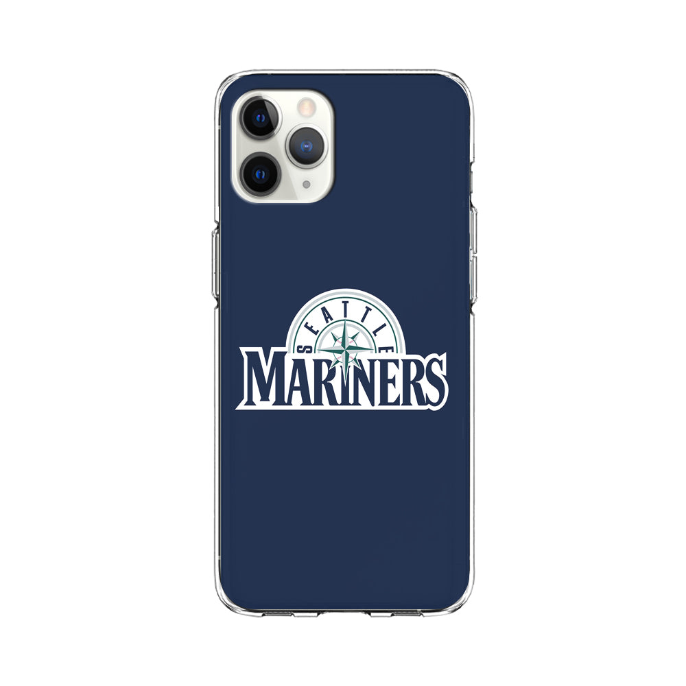 Baseball Seattle Mariners MLB 001 iPhone 11 Pro Case-Phone Case-Clear Soft Case-Altracase
