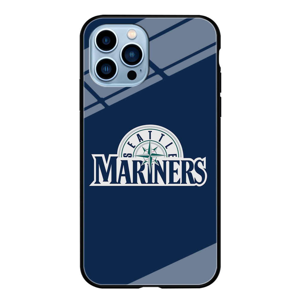 Baseball Seattle Mariners MLB 001 iPhone 13 Pro Case-Phone Case-Tempered Glass Case-Altracase