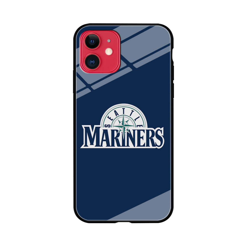 Baseball Seattle Mariners MLB 001 iPhone 11 Case-Phone Case-Tempered Glass Case-Altracase