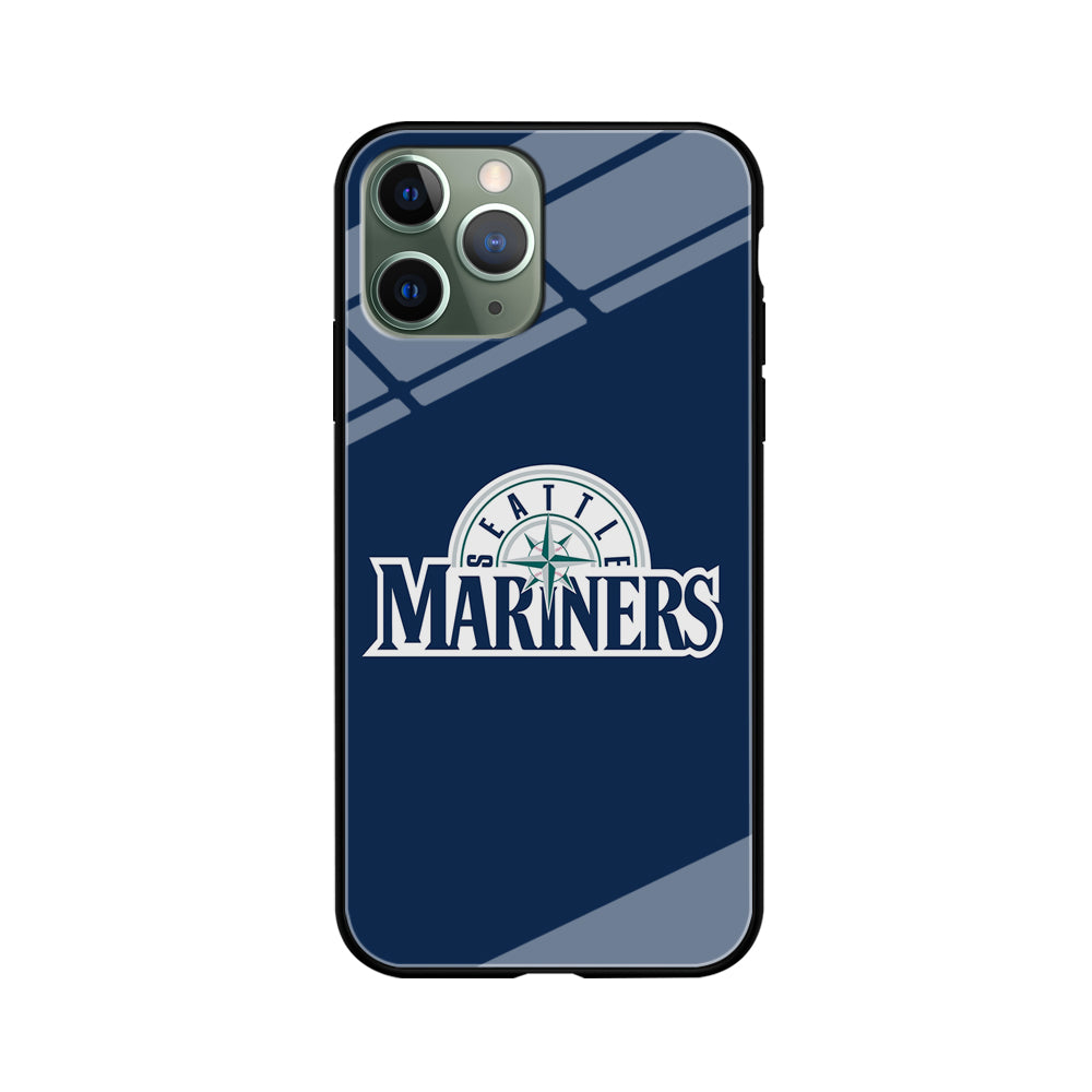 Baseball Seattle Mariners MLB 001 iPhone 11 Pro Case-Phone Case-Tempered Glass Case-Altracase