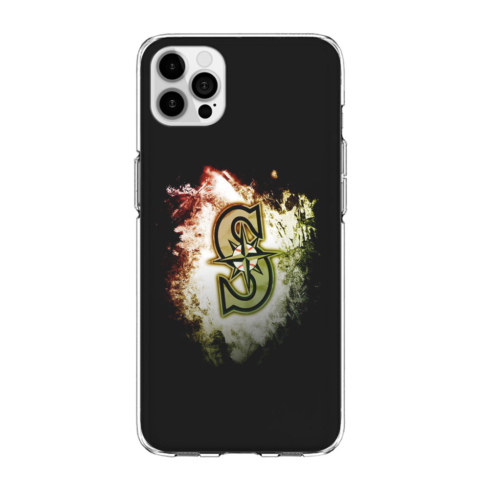 Baseball Seattle Mariners MLB 002 iPhone 15 Pro Max Case-Phone Case-Clear Soft Case-Altracase