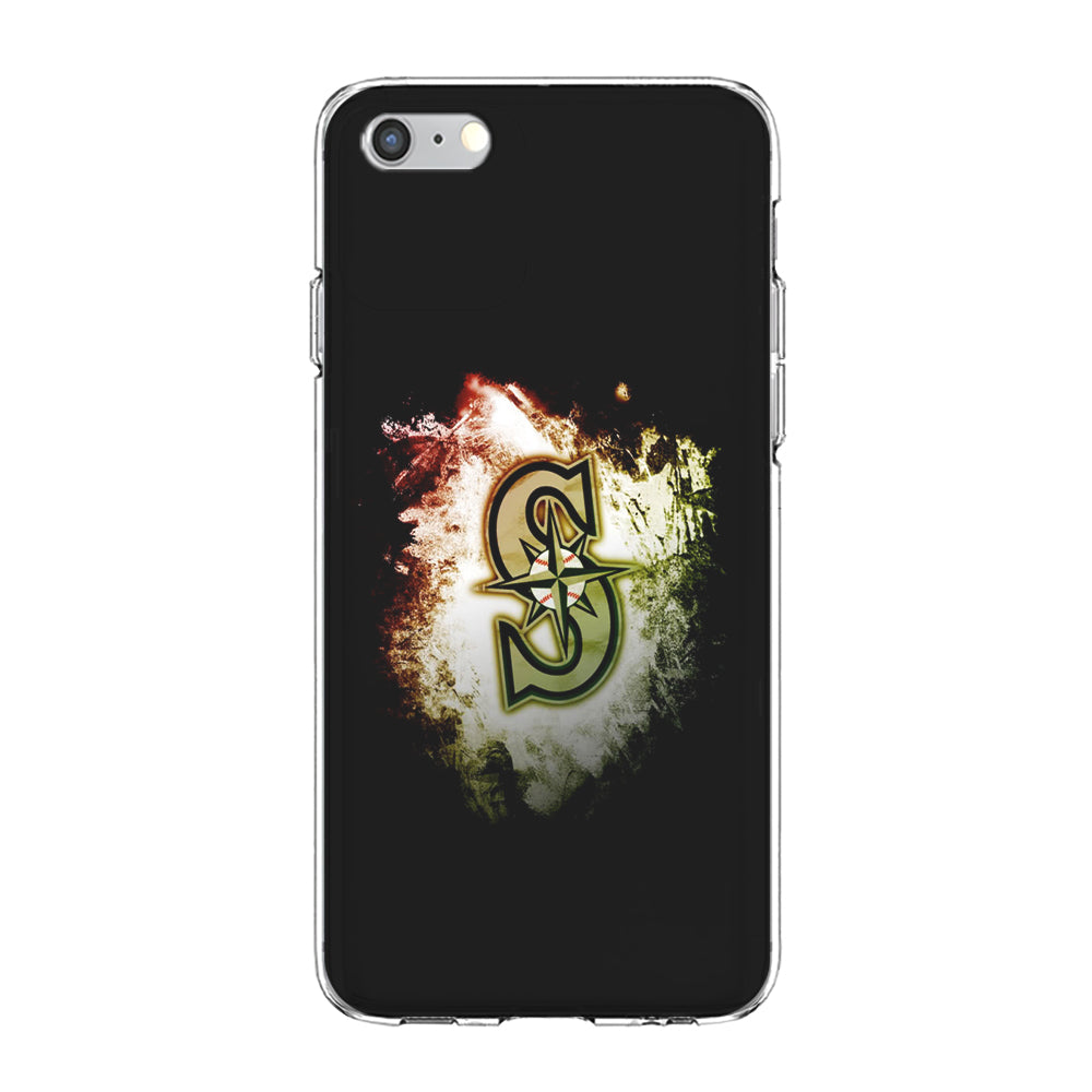 Baseball Seattle Mariners MLB 002 iPhone 6 Plus | 6s Plus Case-Phone Case-Clear Soft Case-Altracase