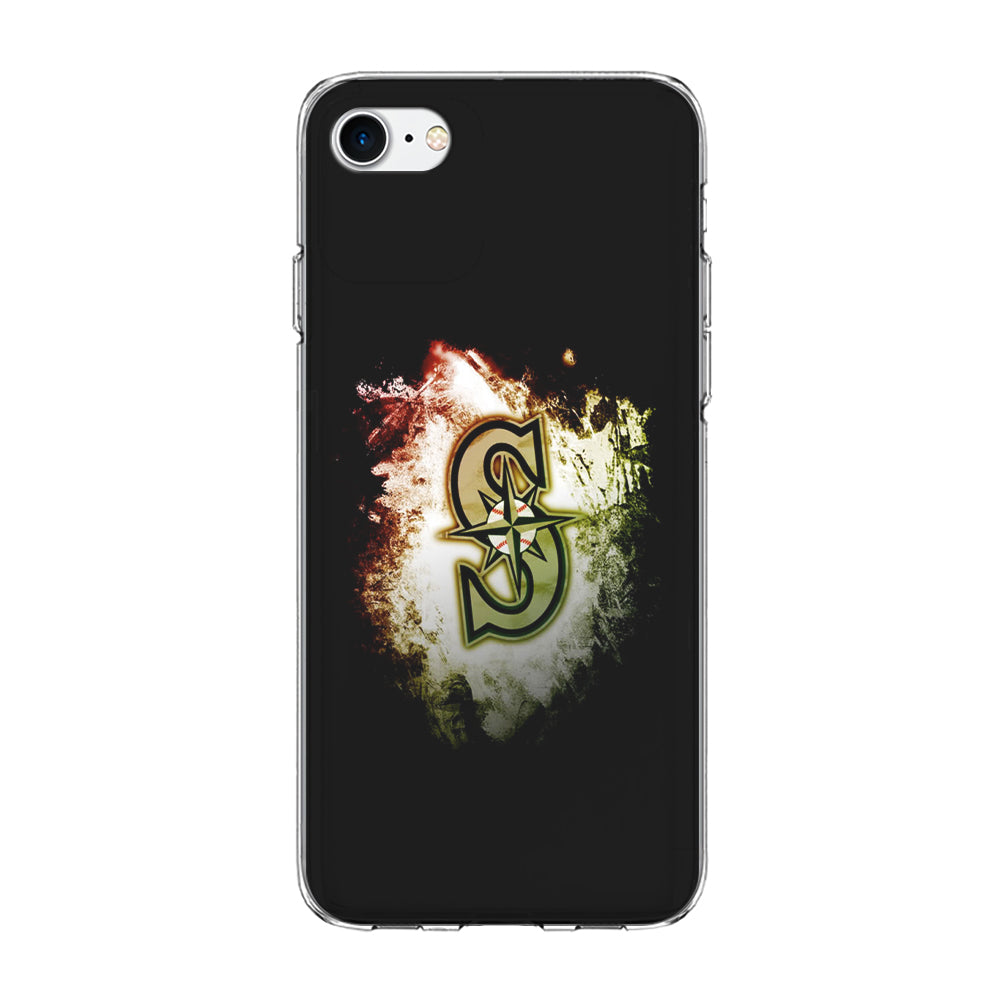 Baseball Seattle Mariners MLB 002 iPhone 7 Case-Phone Case-Clear Soft Case-Altracase