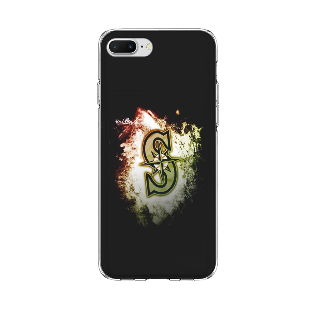 Baseball Seattle Mariners MLB 002 iPhone 8 Plus Case-Phone Case-Clear Soft Case-Altracase