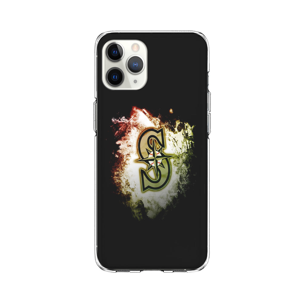 Baseball Seattle Mariners MLB 002 iPhone 11 Pro Case-Phone Case-Clear Soft Case-Altracase