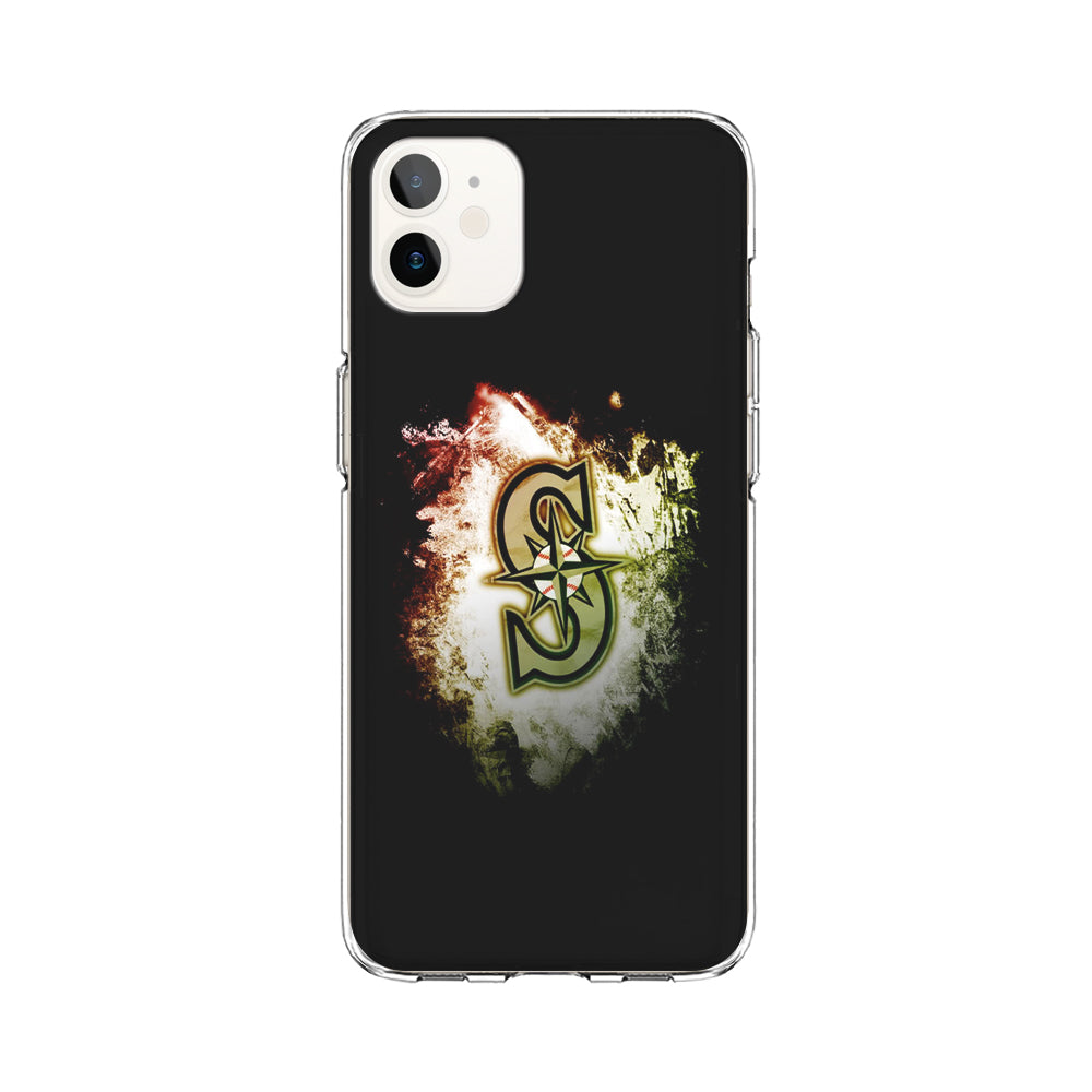 Baseball Seattle Mariners MLB 002 iPhone 12 Mini Case-Phone Case-Clear Soft Case-Altracase