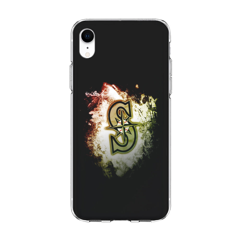 Baseball Seattle Mariners MLB 002 iPhone XR Case-Phone Case-Clear Soft Case-Altracase