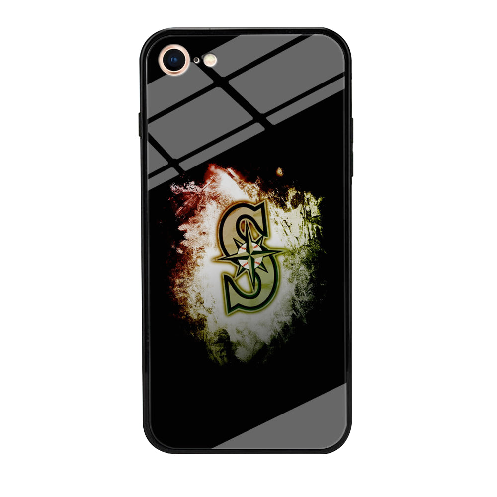Baseball Seattle Mariners MLB 002 iPhone 7 Case-Phone Case-Tempered Glass Case-Altracase