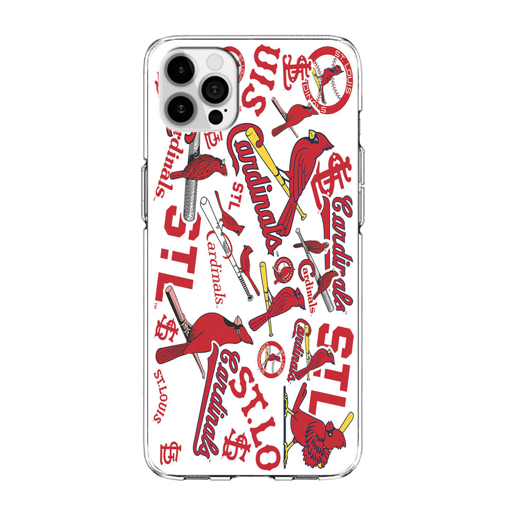Baseball St. Louis Cardinals MLB 001 iPhone 15 Pro Max Case-Phone Case-Clear Soft Case-Altracase