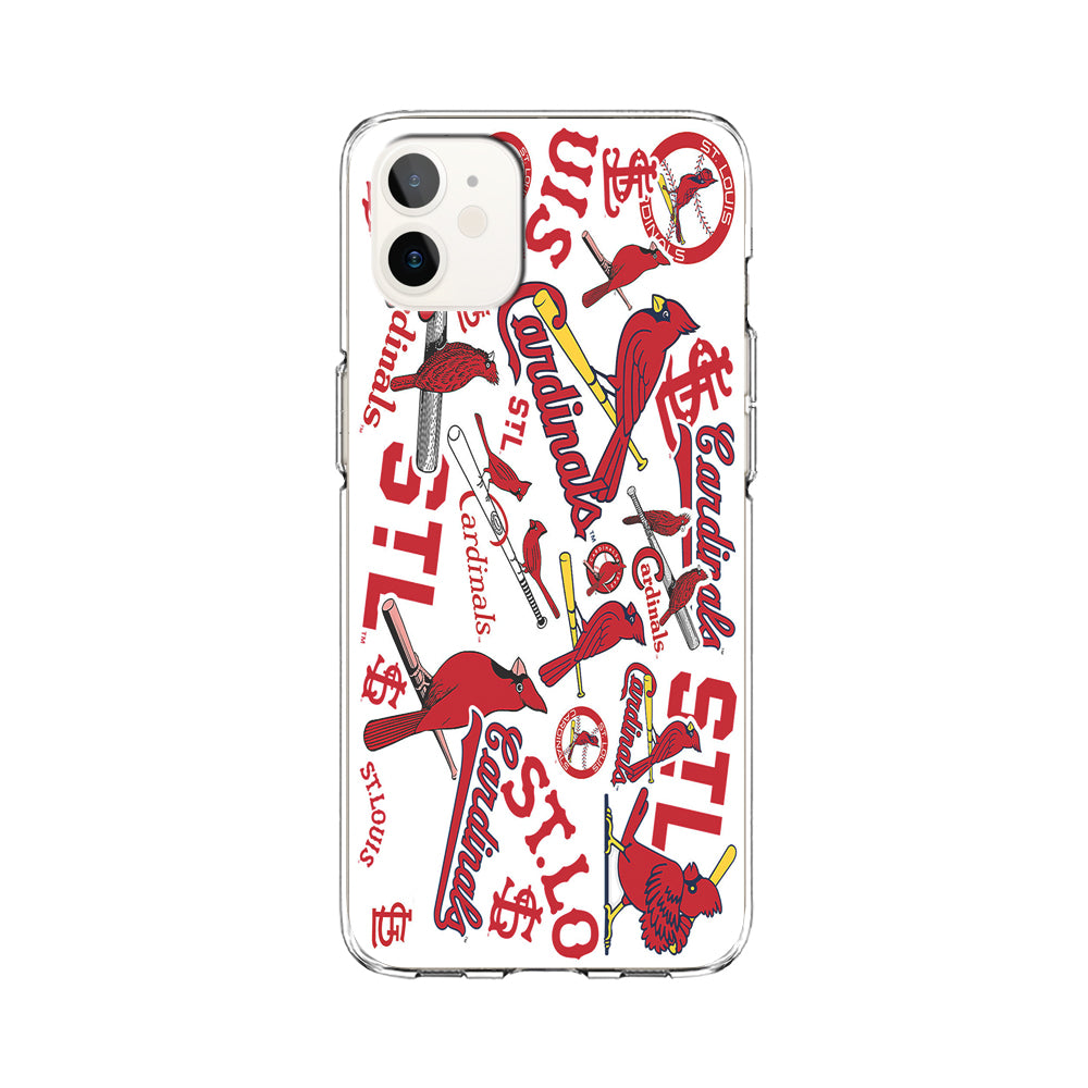 Baseball St. Louis Cardinals MLB 001 iPhone 12 Mini Case-Phone Case-Clear Soft Case-Altracase