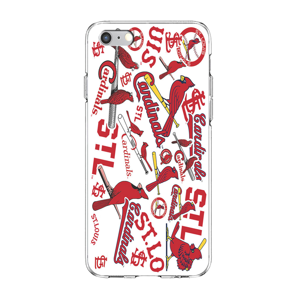 Baseball St. Louis Cardinals MLB 001 iPhone 6 Plus | 6s Plus Case-Phone Case-Clear Soft Case-Altracase