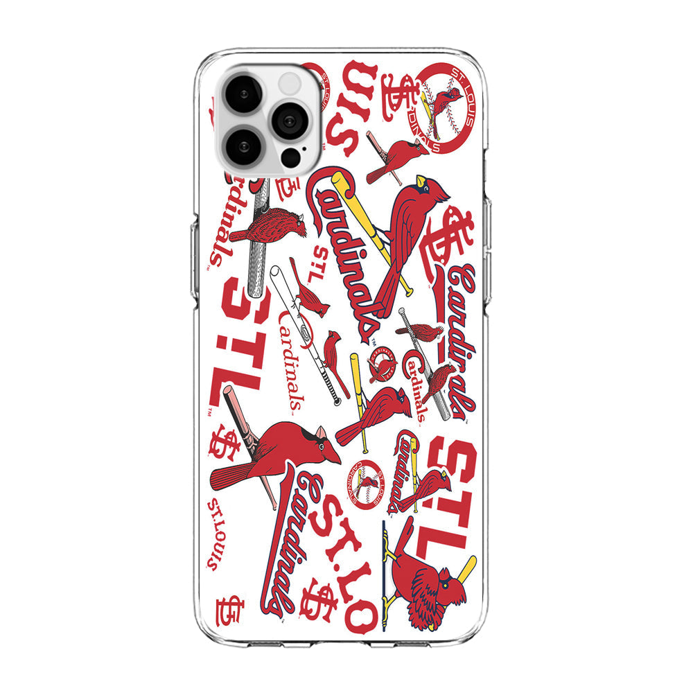 Baseball St. Louis Cardinals MLB 001 iPhone 13 Pro Case-Phone Case-Clear Soft Case-Altracase