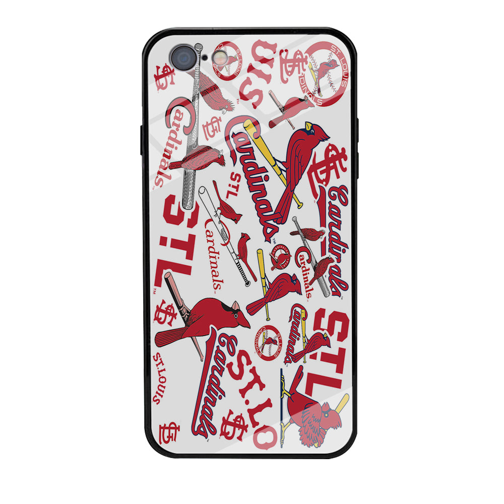 Baseball St. Louis Cardinals MLB 001 iPhone 6 Plus | 6s Plus Case-Phone Case-Tempered Glass Case-Altracase