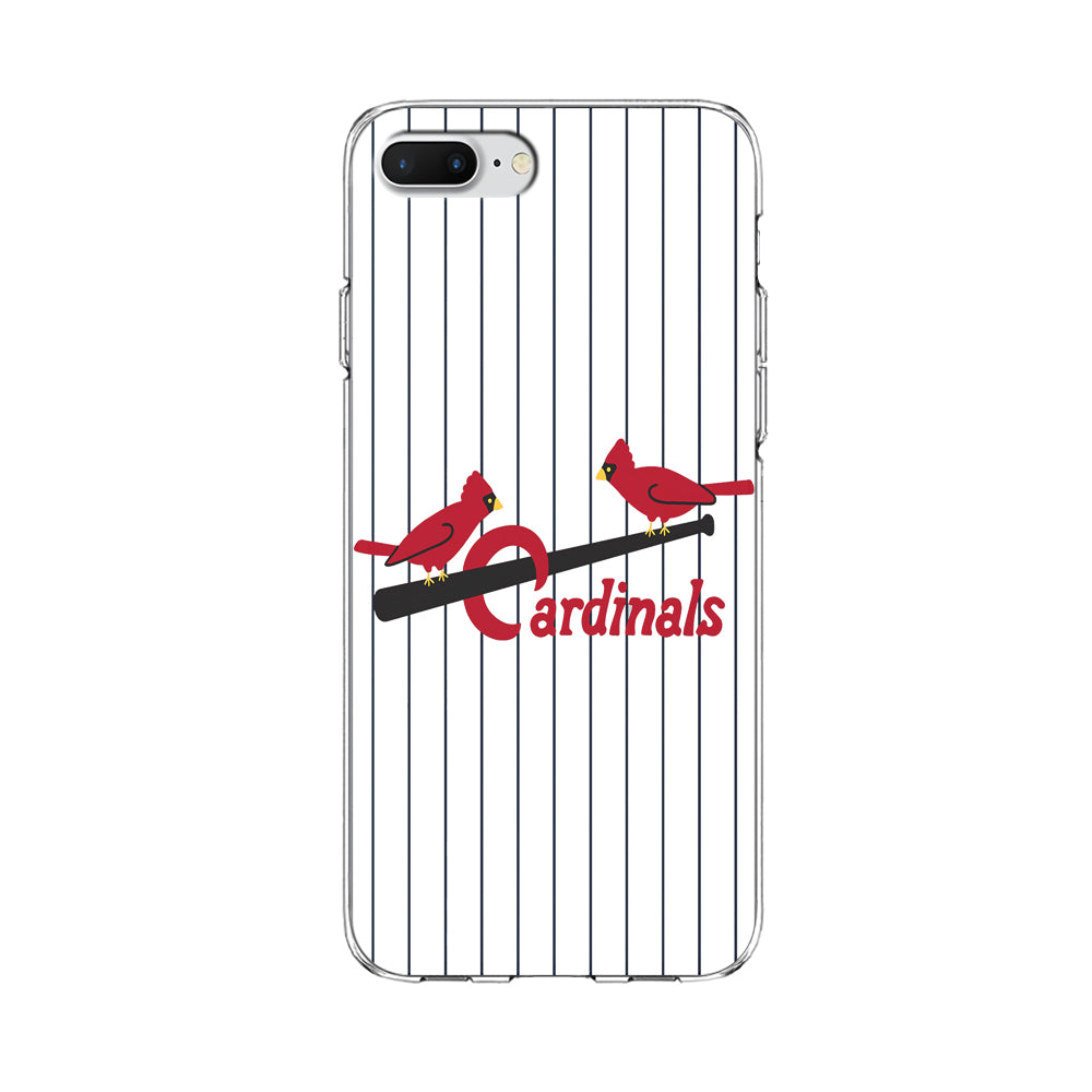 Baseball St. Louis Cardinals MLB 002 iPhone 8 Plus Case-Phone Case-Clear Soft Case-Altracase
