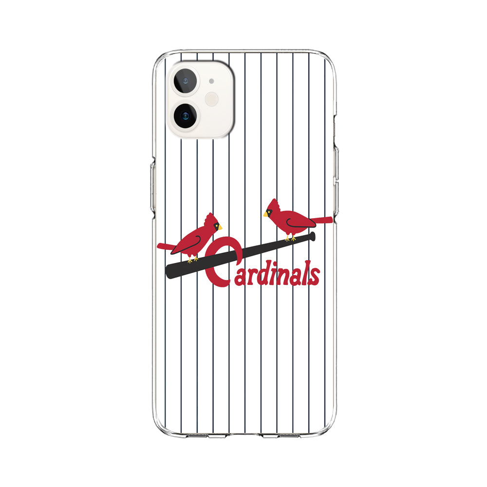 Baseball St. Louis Cardinals MLB 002 iPhone 12 Mini Case-Phone Case-Clear Soft Case-Altracase