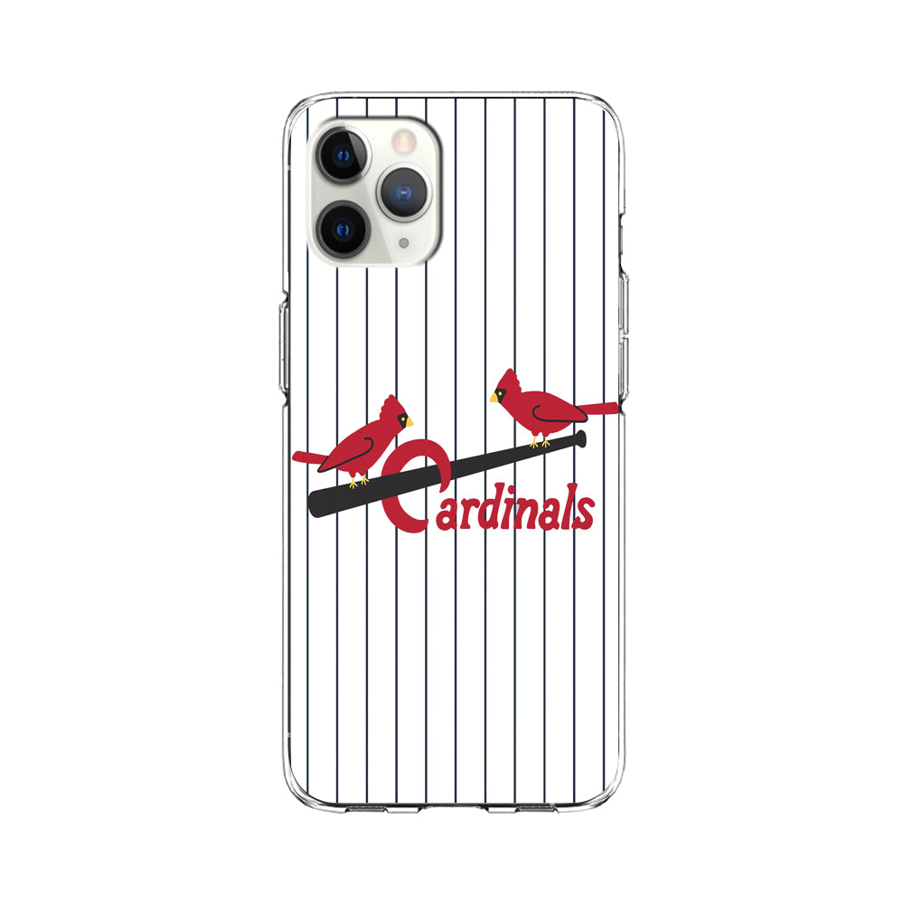 Baseball St. Louis Cardinals MLB 002 iPhone 11 Pro Case-Phone Case-Clear Soft Case-Altracase
