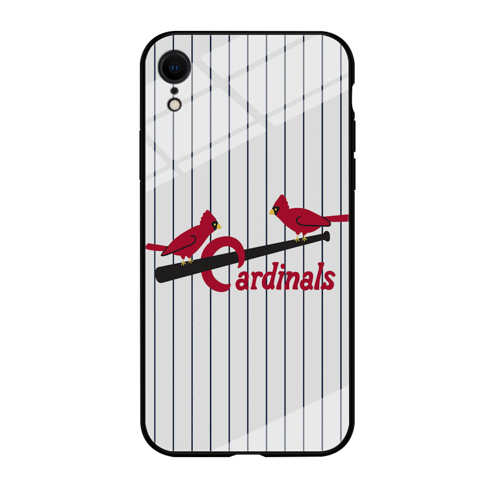 Baseball St. Louis Cardinals MLB 002 iPhone XR Case-Phone Case-Tempered Glass Case-Altracase