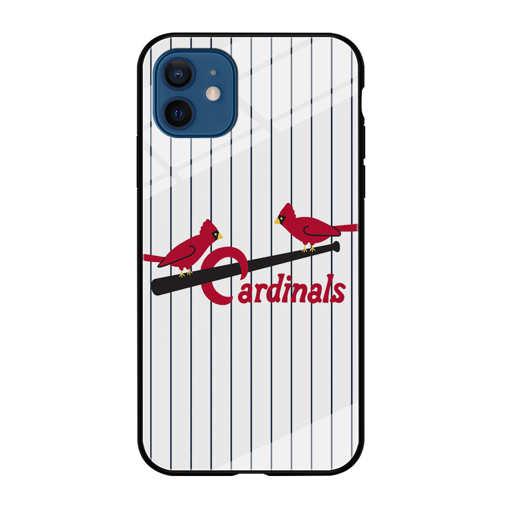 Baseball St. Louis Cardinals MLB 002 iPhone 12 Case-Phone Case-Tempered Glass Case-Altracase