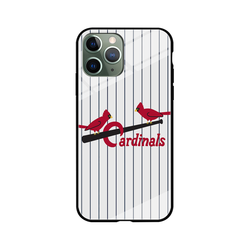 Baseball St. Louis Cardinals MLB 002 iPhone 11 Pro Case-Phone Case-Tempered Glass Case-Altracase