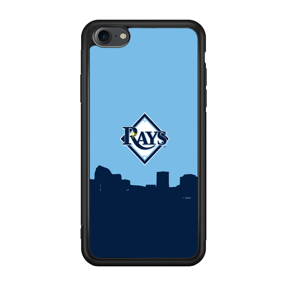 Baseball Tampa Bay Rays MLB 001 iPhone 7 Case-Phone Case-Rubber Black (2D Case)-Altracase