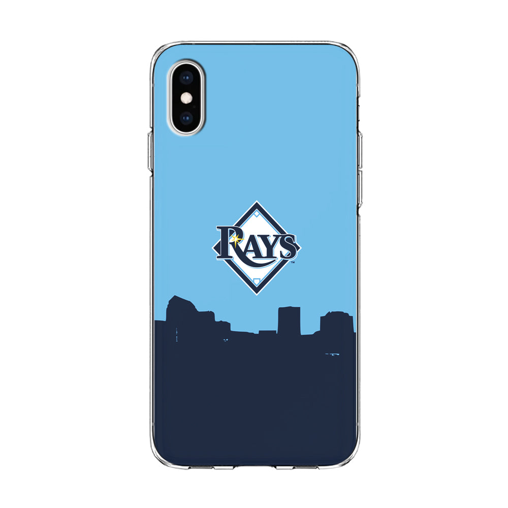Baseball Tampa Bay Rays MLB 001 iPhone Xs Max Case-Phone Case-Clear Soft Case-Altracase