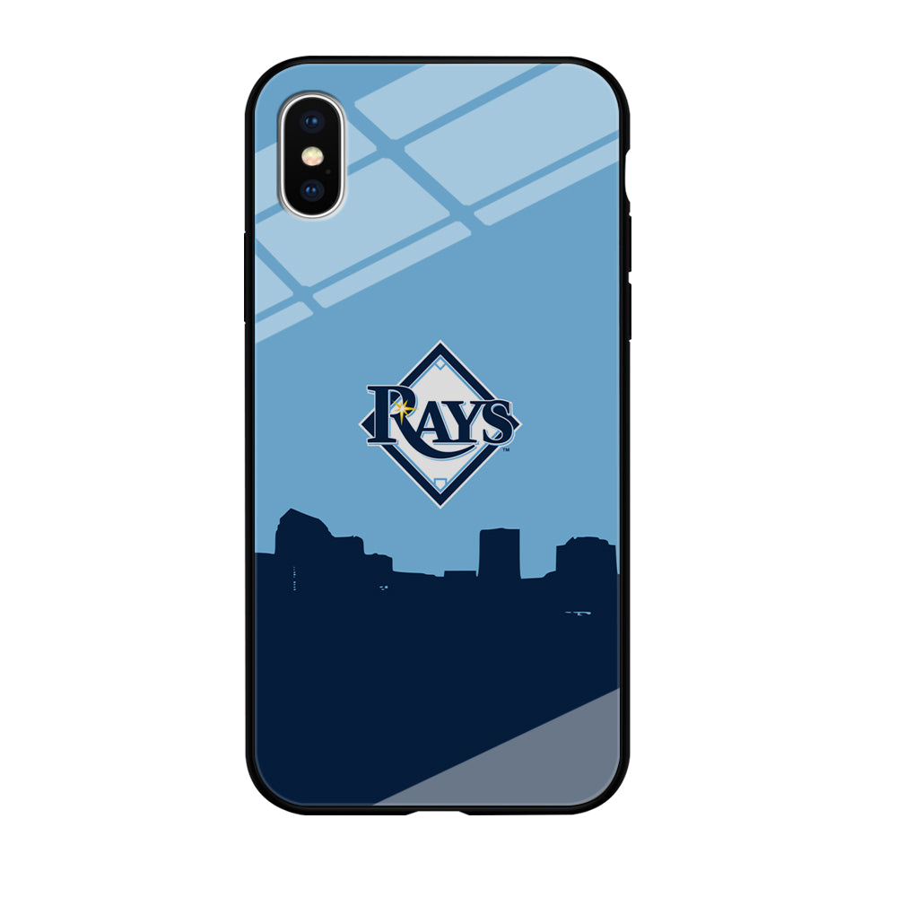 Baseball Tampa Bay Rays MLB 001 iPhone Xs Case-Phone Case-Tempered Glass Case-Altracase