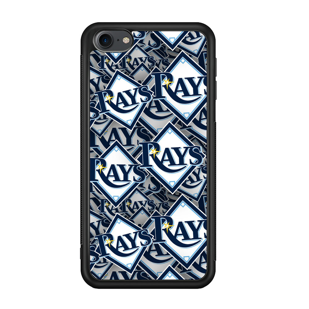 Baseball Tampa Bay Rays MLB 002 iPod Touch 6 Case-Phone Case-Rubber Black (2D Case)-Altracase