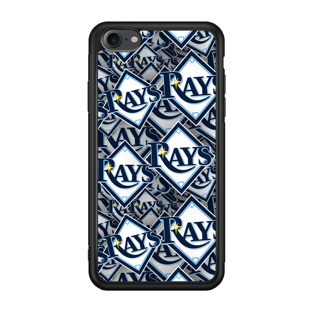Baseball Tampa Bay Rays MLB 002 iPhone 7 Case-Phone Case-Rubber Black (2D Case)-Altracase
