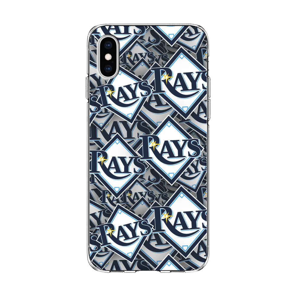 Baseball Tampa Bay Rays MLB 002 iPhone X Case-Phone Case-Clear Soft Case-Altracase