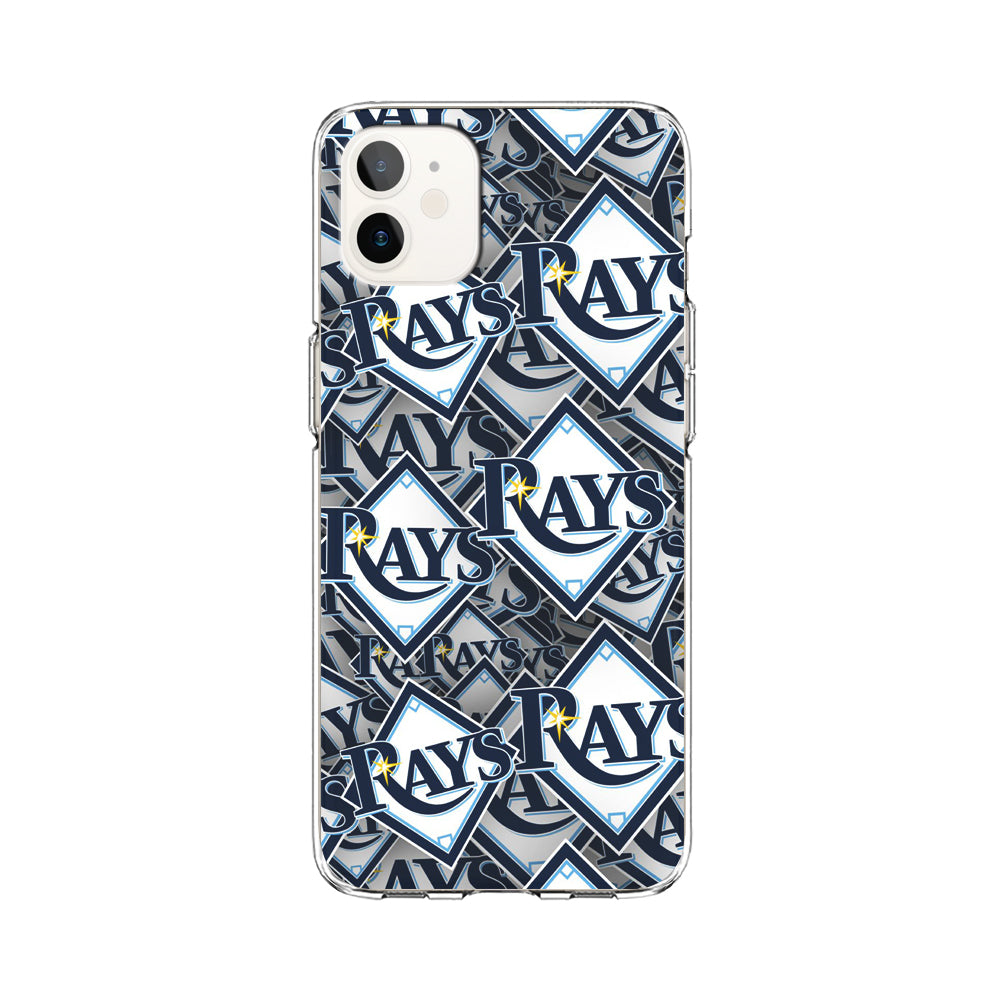 Baseball Tampa Bay Rays MLB 002 iPhone 12 Case-Phone Case-Clear Soft Case-Altracase