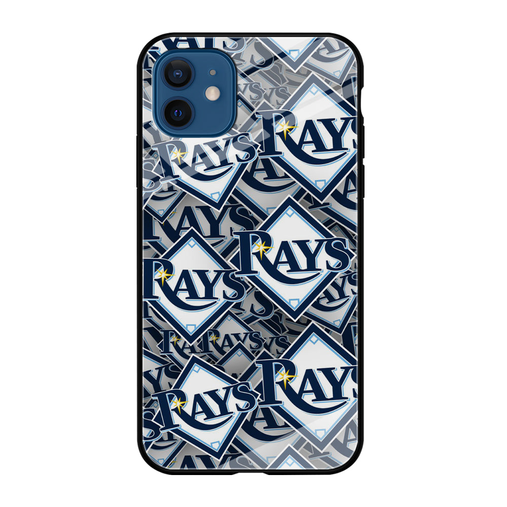 Baseball Tampa Bay Rays MLB 002 iPhone 12 Case-Phone Case-Tempered Glass Case-Altracase