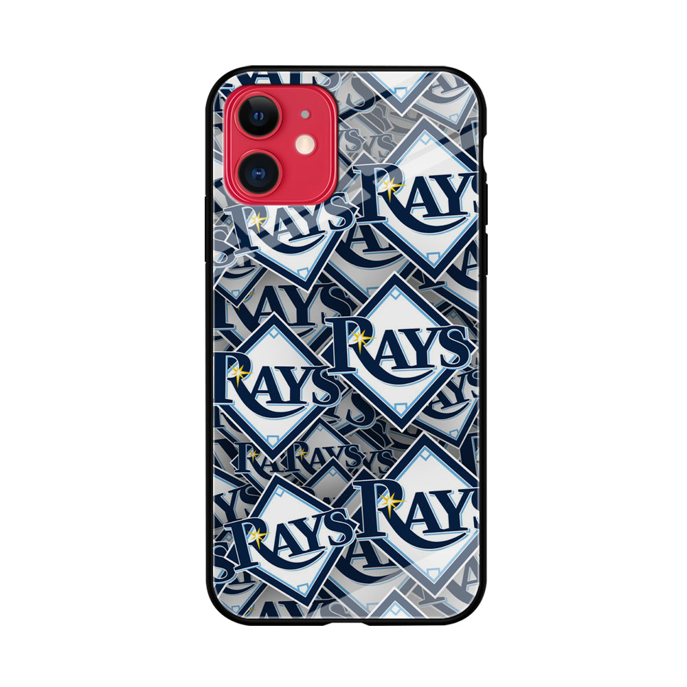 Baseball Tampa Bay Rays MLB 002 iPhone 11 Case-Phone Case-Tempered Glass Case-Altracase