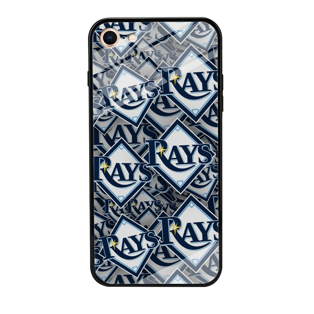 Baseball Tampa Bay Rays MLB 002 iPhone SE 3 2022 Case-Phone Case-Tempered Glass Case-Altracase