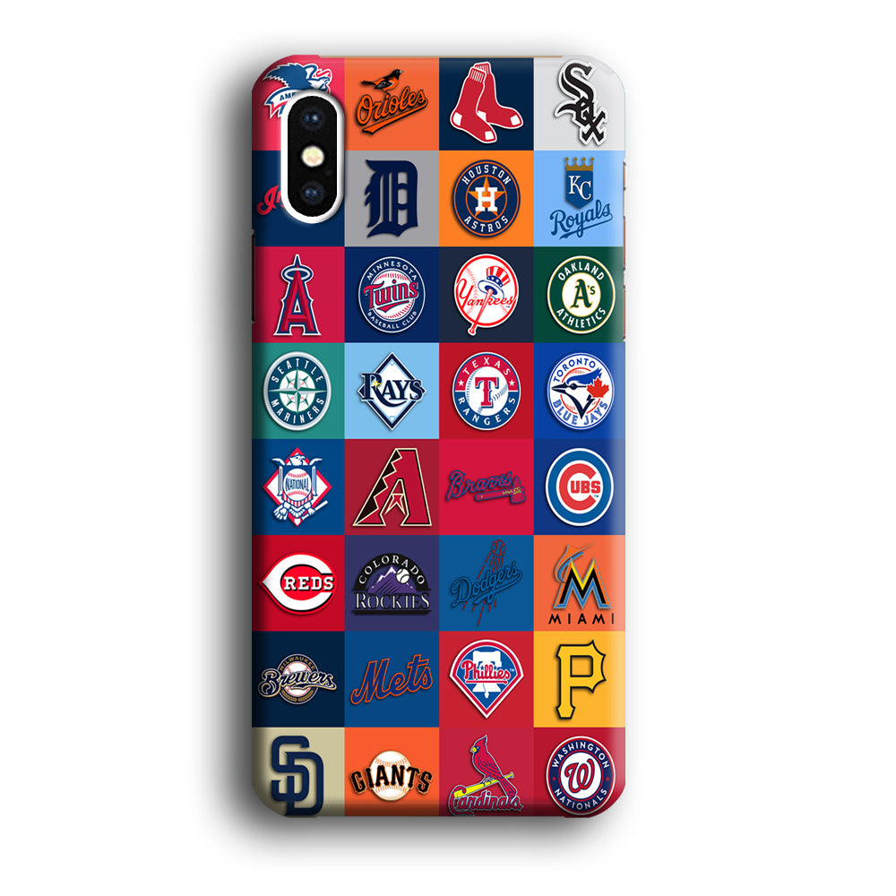 Baseball Teams MLB iPhone X Case-Phone Case-3D Case-Altracase