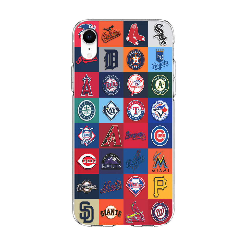 Baseball Teams MLB iPhone XR Case-Phone Case-Clear Soft Case-Altracase