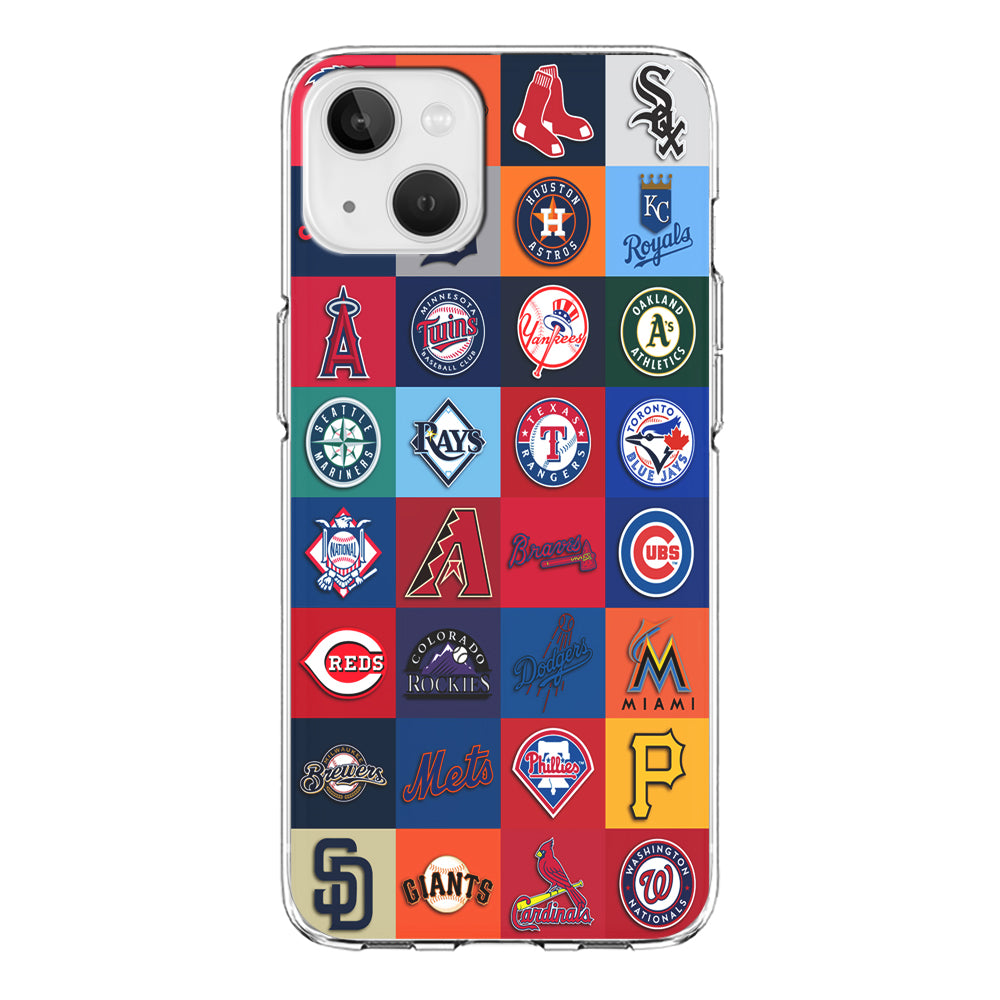 Baseball Teams MLB iPhone 13 Case-Phone Case-Clear Soft Case-Altracase