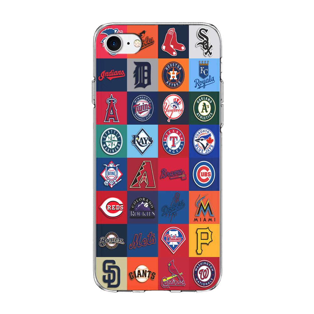 Baseball Teams MLB iPhone 7 Case-Phone Case-Clear Soft Case-Altracase